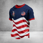 FIFA World Cup USA Shirt Soccer Outfits Game Day Attire For Team USA Fan.png