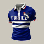 France 2026 FIFA World Cup Polo Shirt Rooster Art Game Day Shirt Soccer Lover Gift.jpeg