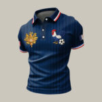 France 2026 FIFA World Cup Rooster Polo Shirt France National Soccer Team Shirt Fan Gear.jpeg