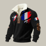 France 2026 FIFA World Cup Stand Up Collar Sweater Soccer Apparel Best Fan Gear.jpeg