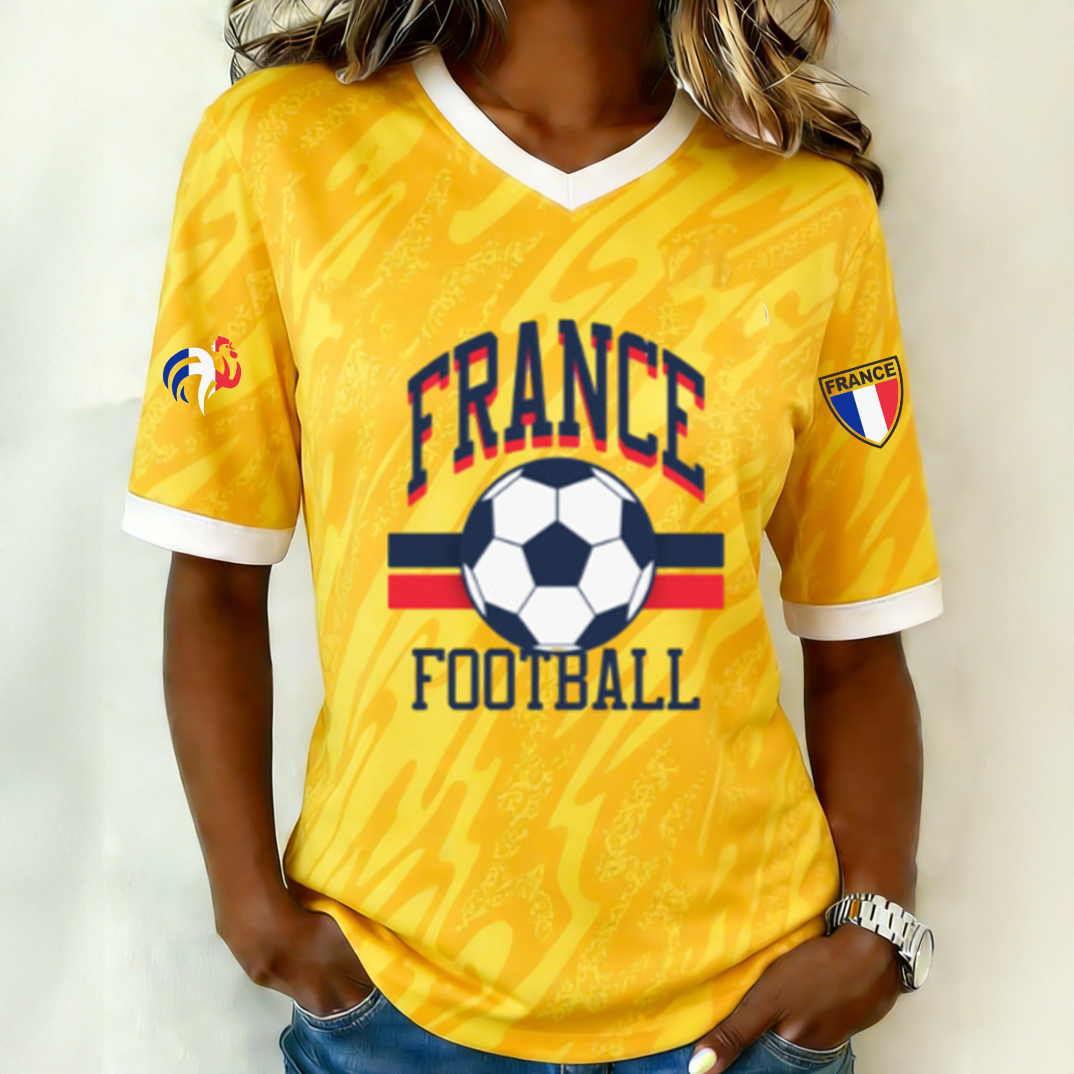 France 2026 FIFA World Cup V Neck Shirt 2026 World Cup Clothes Game Day For Mothers Day.jpeg France 2026 FIFA World Cup V Neck Shirt 2026 World Cup Clothes Game Day For Mothers Day.jpeg