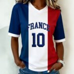 France 2026 FIFA World Cup V Neck Shirt Soccer Fan Merch Gifts Idea For Mothers Day.jpeg