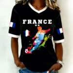 France FIFA Club World Cup Bracket V Neck Shirt Soccer Fan Merch Present For Huge Fan.jpeg