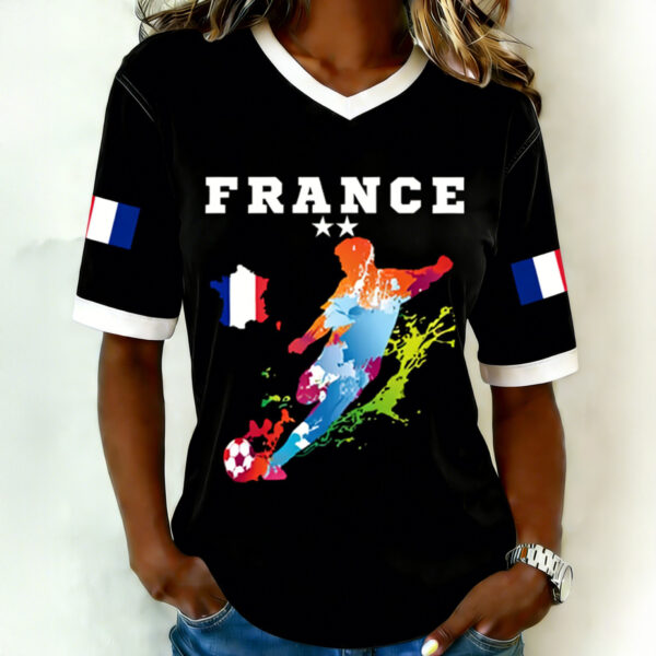 France FIFA Club World Cup Bracket V Neck Shirt Soccer Fan Merch Present For Huge Fan.jpeg