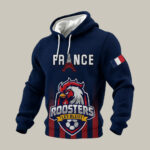 France FIFA World Cup 2026 Roosters Hoodie World Cup Apparel Soccer Lover Gifts.jpeg