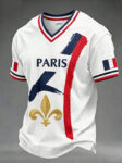 France FIFA World Cup 2026 V Neck Shirt France Soccer Apparel For French.jpeg