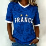 France World Cup 2026 Group Stage Matches V Neck Shirt Game Day Shirt Soccer Lover For Mom.jpeg