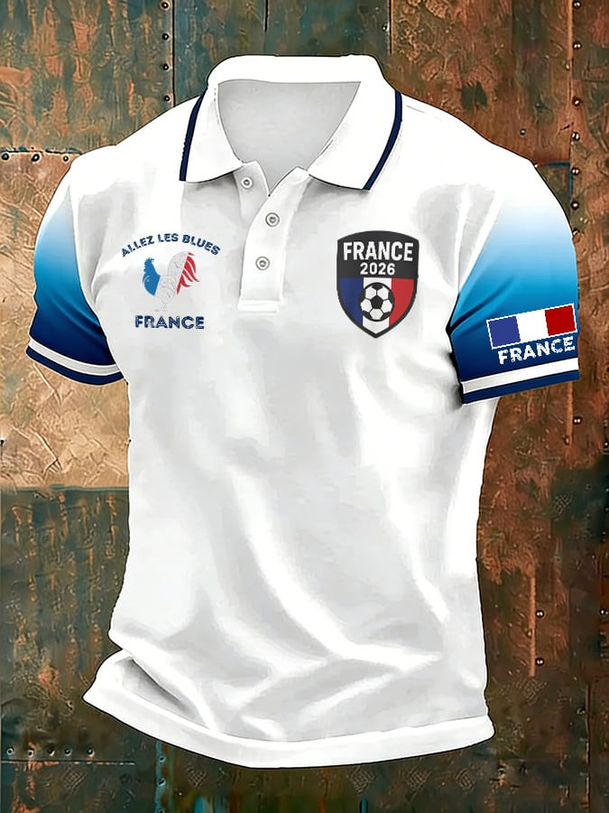 France World Cup 2026 Merch Allez Les Blues France Polo Shirt Soccer Apparel Fan Gifts.jpeg France World Cup 2026 Merch Allez Les Blues France Polo Shirt Soccer Apparel Fan Gifts.jpeg
