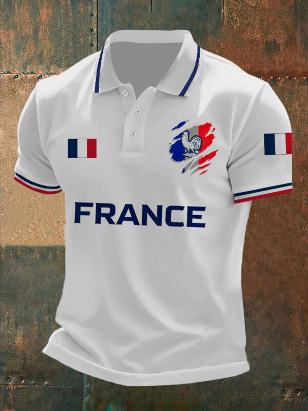 France World Cup 2026 Polo Shirt France Soccer Shirt World Cup Merch Best Gifts For Grandpa.jpeg