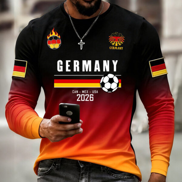 Germany 2026 FIFA World Cup Long Sleeve Shirt 2026 World Cup Apparel Soccer Fan Gear.jpeg
