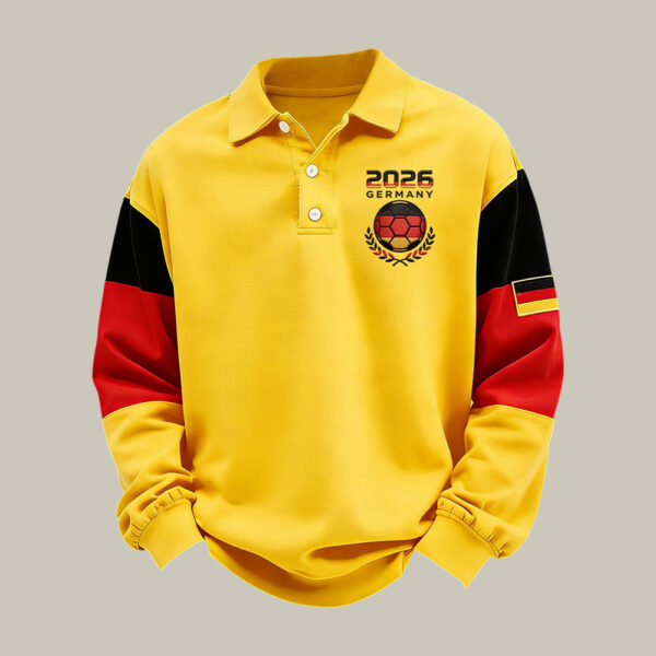 Germany 2026 FIFA World Cup Polo Long Sleeve Shirt FIFA Club World Cup Bracket Apparel Fan Gear.jpeg