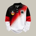Germany 2026 FIFA World Cup Polo Long Sleeve Shirt Game Day Clothing Dad Birthday Gift.jpeg
