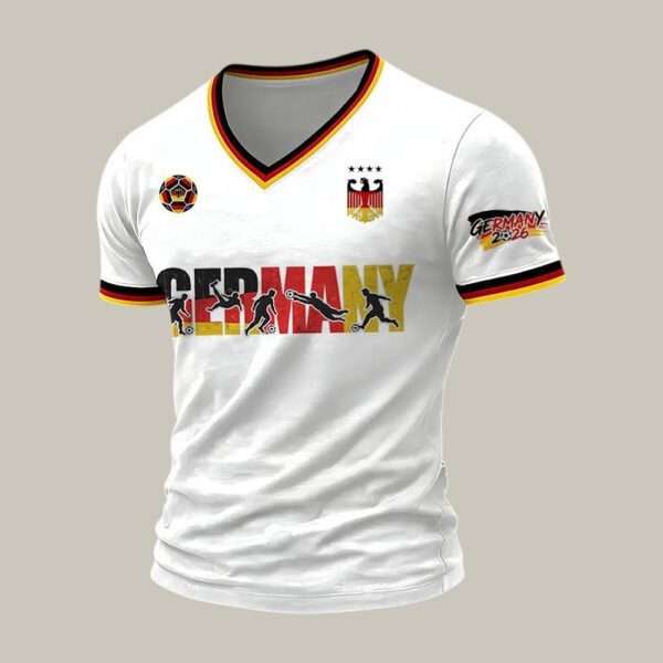 Germany 2026 FIFA World Cup V Neck Shirt Soccer Fan Merch Present For Father.jpeg