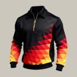 Germany 2026 FIFA World Cup Zip Polo Long Sleeve Shirt Game Day Clothing Soccer Fan Apparel.jpeg