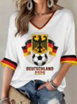 Germany FIFA World Cup 2026 Deutschland V Neck Raglan Shirt FIFA Merch Soccer Fan Gifts.jpeg
