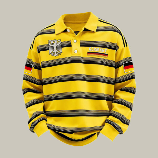 Germany FIFA World Cup 2026 Polo Long Sleeve Shirt 2026 World Cup Apparel For Dad.jpeg