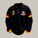 Germany FIFA World Cup 2026 Polo Long Sleeve Shirt Soccer Apparel 2026 World Cup Gear.jpeg