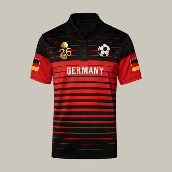 Germany FIFA World Cup 2026 Polo Shirt Soccer Fan Clothing Present Idea For Husband.jpeg