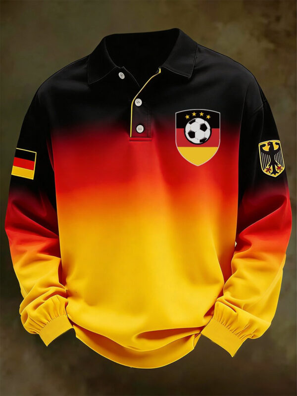 Germany World Cup 2026 Long Sleeve Polo Shirt Germany World Cup Team Outfits Gifts.jpeg