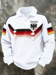 Germany World Cup 2026 Merch Team Germany Long Sleeve Polo Shirt Game Day Fashion.jpeg