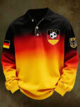 Germany World Cup 2026 Merch Team Germany Long Sleeve Polo Shirt World Cup Fan Presents.jpeg
