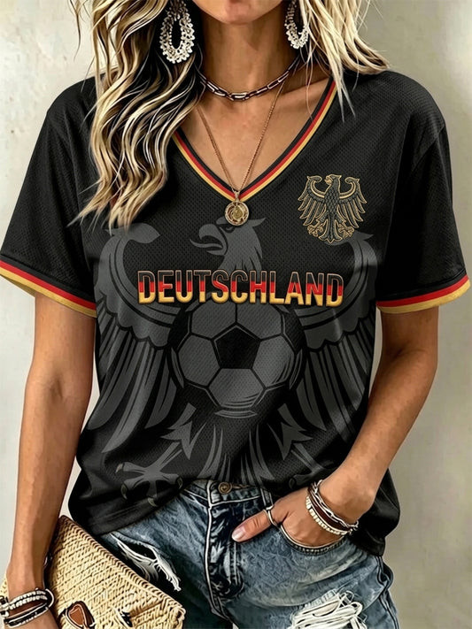 Germany World Cup 2026 V Neck Shirt Deutschland Soccer Outfits For World Cup Lovers.jpeg