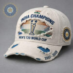 India Cricket Champions Mens T20 World Cup Hat Team India Ball Cap Cricket Merch Fan Gifts.jpeg