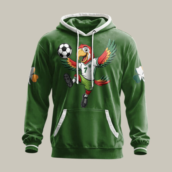 Ireland FIFA Club World Cup Bracket Shamrock Hoodie Soccer Apparel 2026 World Cup Gear.jpeg