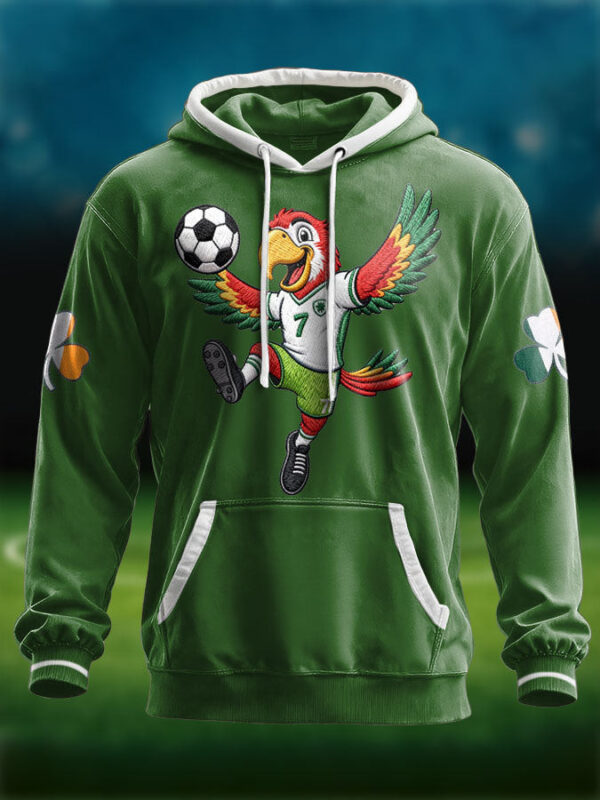 Ireland World Cup 2026 Hoodie Soccer Match Day Hooded Sweatshirt For Sport Lovers.jpeg