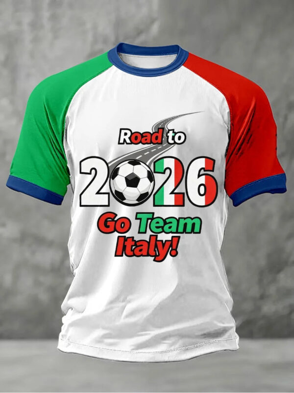 Italia World Cup 2026 T Shirt Road To 2026 Go Team Italy Tee Best Gifts For Soccer Lovers.jpeg