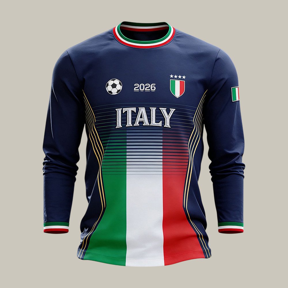 Italy FIFA World Cup 2026 Long Sleeve Shirt Soccer Apparel Game Day For Husband.jpeg Italy FIFA World Cup 2026 Long Sleeve Shirt Soccer Apparel Game Day For Husband.jpeg
