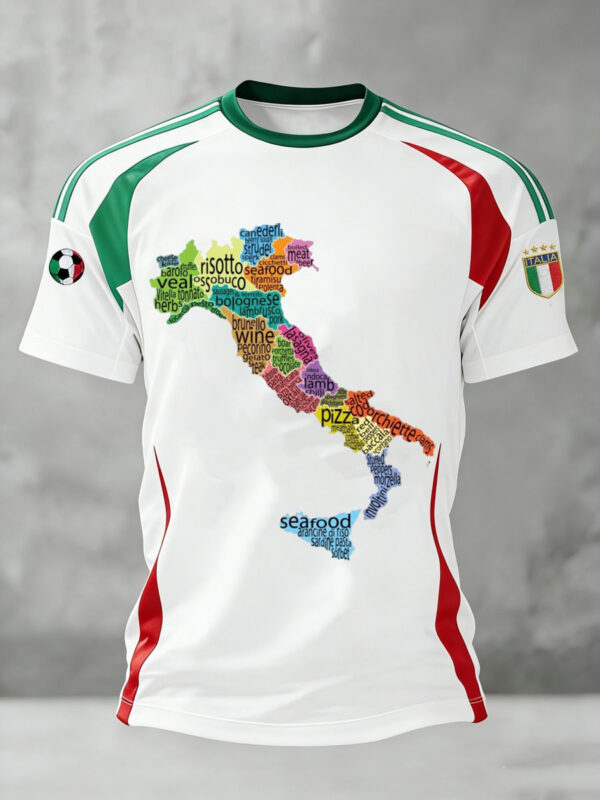 Italy FIFA World Cup 2026 Merch Italy Map Shirt Soccer Game Day Apparel Fan Gifts.jpeg