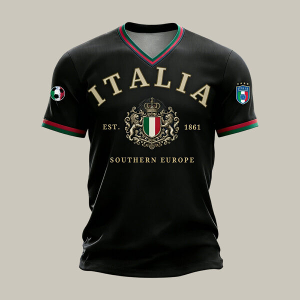 Italy FIFA World Cup 2026 V Neck Shirt Italian National Soccer Team Clothes For Husband.jpeg