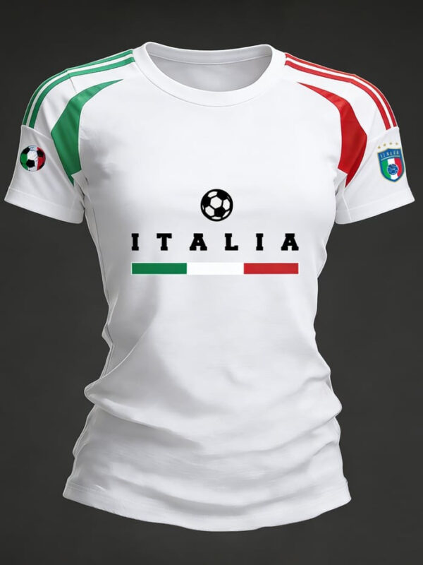 Italy World Cup 2026 Merch Team Italia Soccer Shirt Game Day Fashion For Her.jpeg