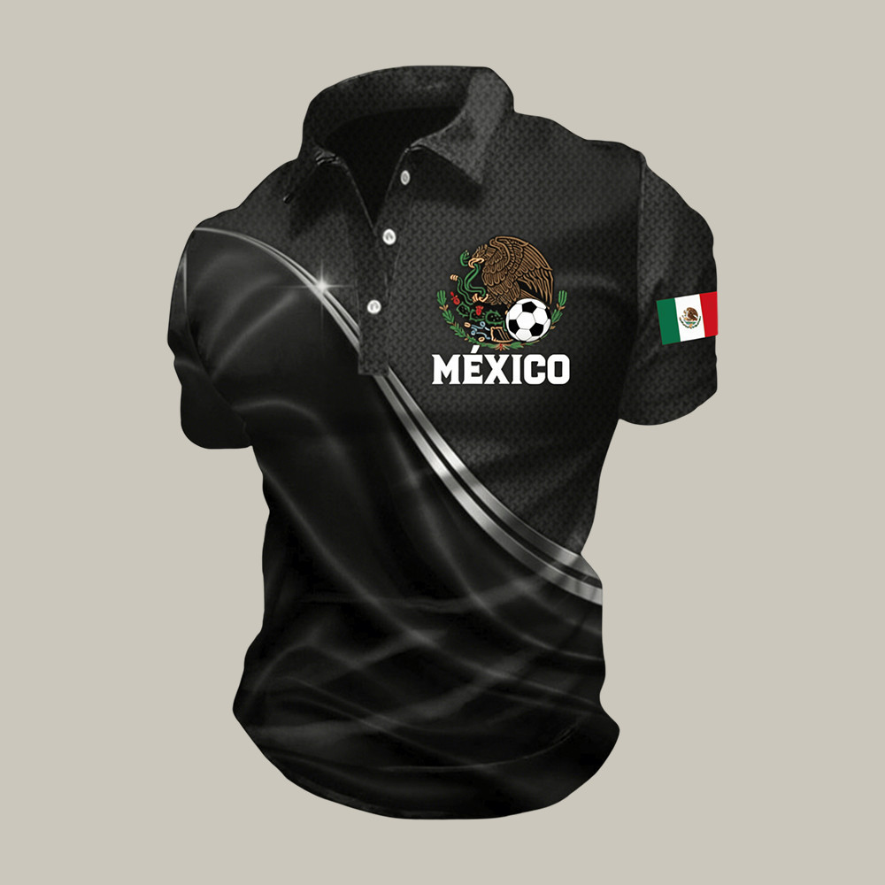 Mexico FIFA World Cup 2026 Graphic Polo Shirt Soccer Fan Clothes Game Day For Father.jpeg Mexico FIFA World Cup 2026 Graphic Polo Shirt Soccer Fan Clothes Game Day For Father.jpeg