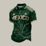 Mexico FIFA World Cup 2026 Polo Shirt Mexico National Soccer Team Merch Fan Gear.jpeg