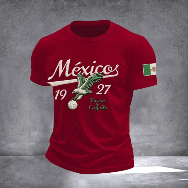 Mexico World Cup Merch Mexico National Team 1927 Shirt Pasion Y Orgullo Tee Fan Gifts.png