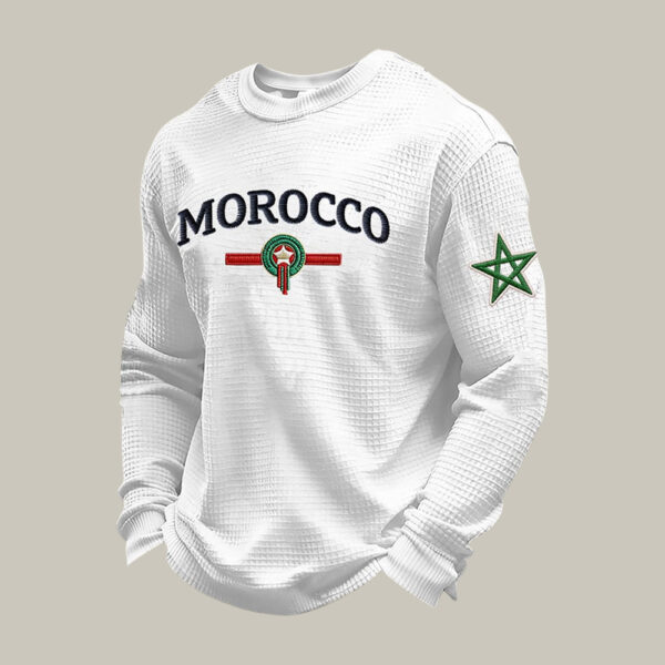 Morocco 2026 FIFA World Cup Long Sleeve Shirt Soccer Apparel Fathers Day For Him.jpeg
