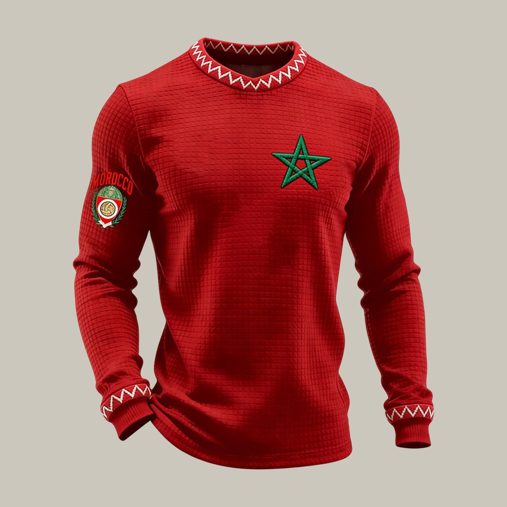 Morocco 2026 FIFA World Cup Long Sleeve Shirt Soccer Apparel Game Day Gear.jpeg Morocco 2026 FIFA World Cup Long Sleeve Shirt Soccer Apparel Game Day Gear.jpeg