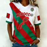 Morocco 2026 FIFA World Cup V Neck Shirt Soccer Fan Merch Cool Present For Mothers Day.jpeg