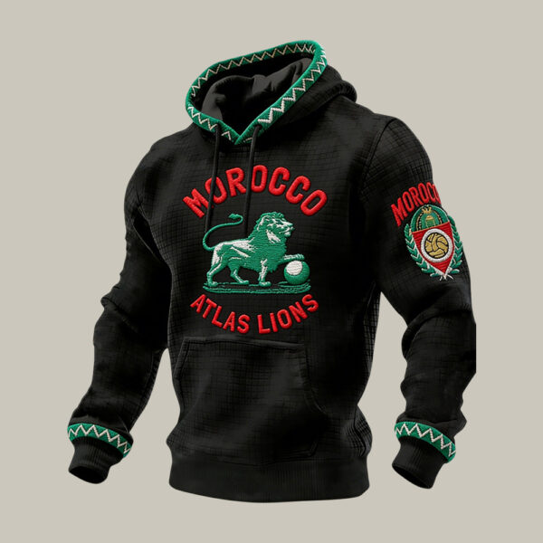 Morocco Atlas Lions Hoodie 2026 FIFA World Cup Apparel Soccer Lover Gifts Idea.jpeg