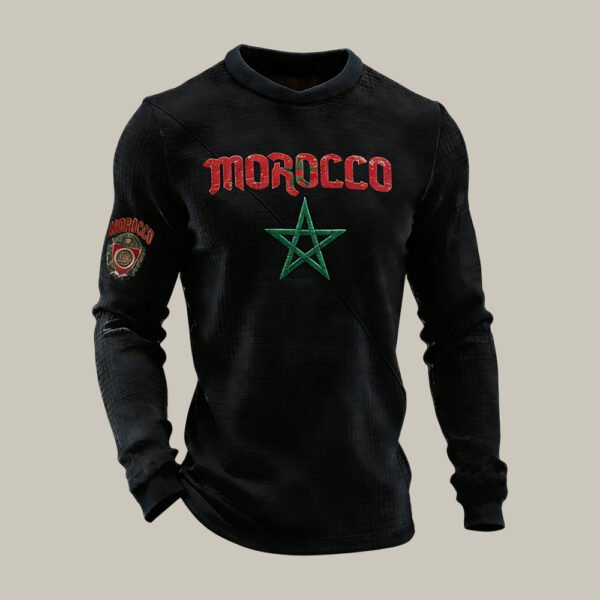 Morocco FIFA World Cup 2026 Long Sleeve Shirt Morocco National Soccer Team Apparel.jpeg