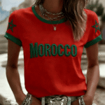 Morocco FIFA World Cup 2026 T Shirt Morocco National Soccer Team Clothes For Mothers Day.png