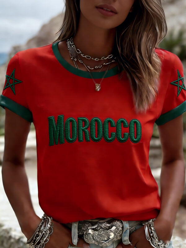 Morocco National Football Team Shirt World Cup Morocco Team Apparel For Fan.jpeg