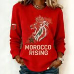 Morocco Rising World Cup Sweatshirt World Cup 2026 Group Stage Matches Apparel.jpeg