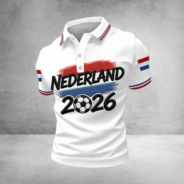 Netherlands World Cup Team Polo Shirt Nederland 2026 Shirts For World Cup Fan.png