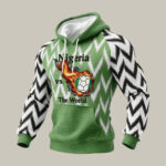 Nigeria Versus The World Flaming Football Hoodie FIFA World Cup 2026 Apparel Soccer Fan Gear.jpeg