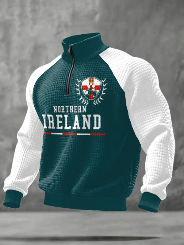 Northern Ireland World Cup 2026 Zip Sweatshirt Game Day Apparel World Cup Fan Gifts.jpeg