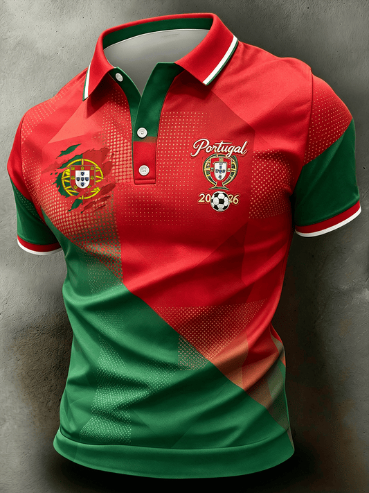 Portugal FIFA World Cup 2026 Polo Shirt Portugal World Cup Merch For Lovers.png