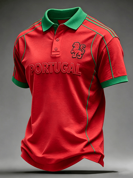 Portugal FIFA World Cup 2026 Polo Shirt World Cup Portugal 2026 Attire Fan Gear.png